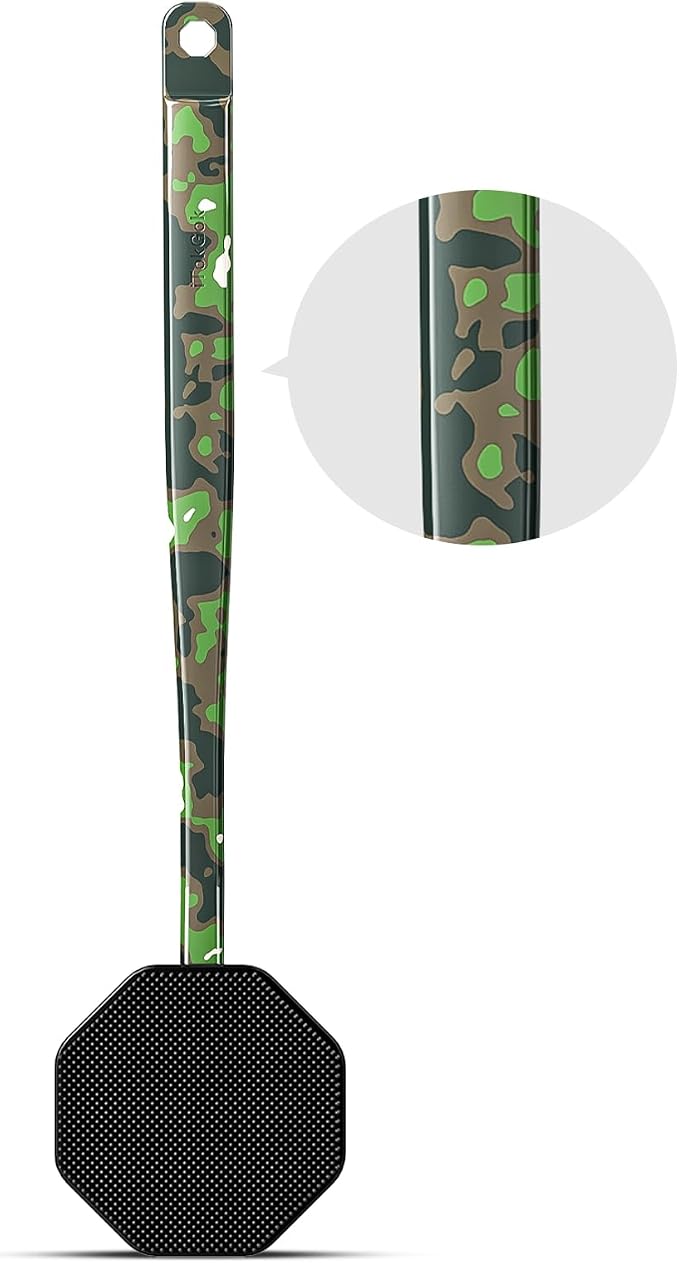 iTokGoK® Platinum Camo Green Pattern Silicone Back Scrubber by iTokGok