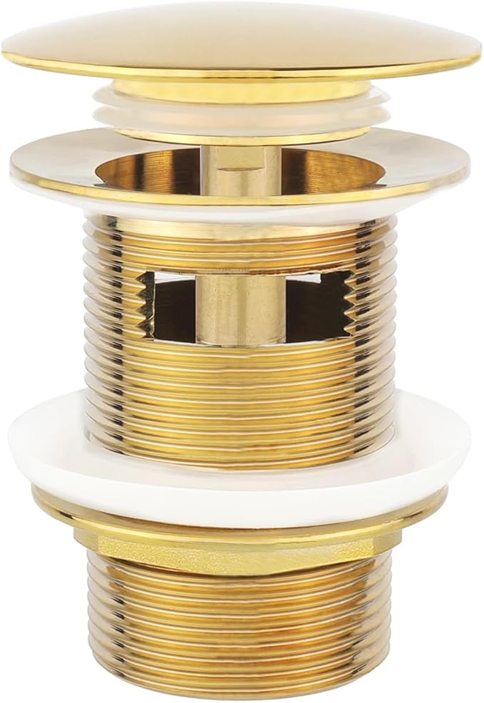 Tub Stopper Bathtub Drain, Brass Pop-up Freestanding Bathtub Drain Stopper by Ouditon