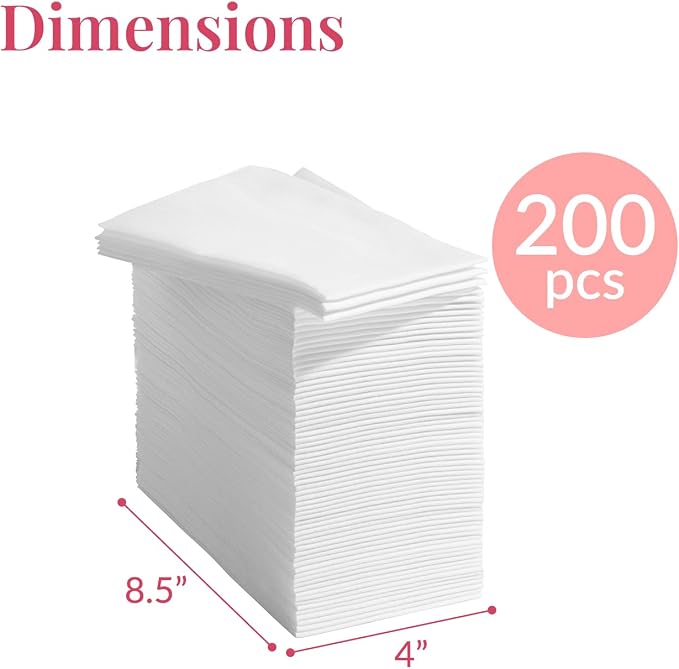 Prestee 200 Disposable Paper Hand Towels That Feel Like Linen Napkins, 2-Ply - Image 3