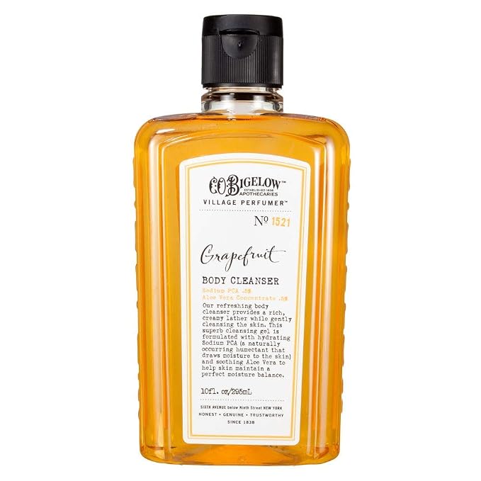 C.O. Bigelow Grapefruit Body Wash, Village Perfumer Moisturizing Body Wash by COBigelow