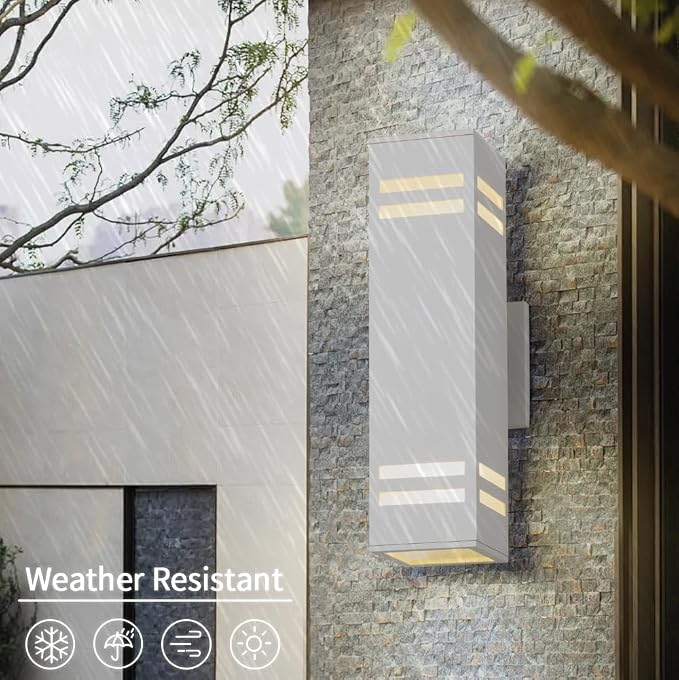 Cerdeco Aluminum Modern Outdoor Wall Light - Image 3