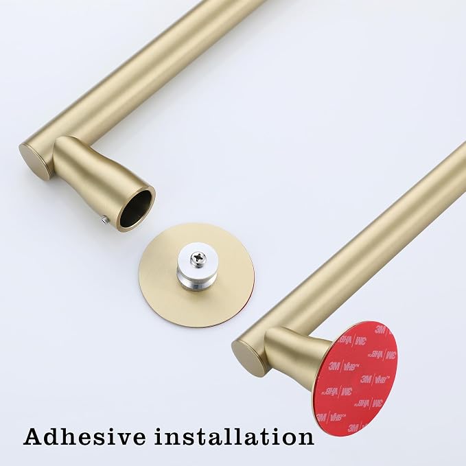 RRAJJ Shower Slide bar That is Installed by pasting or Punching - Image 5