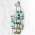 REINHARDT Shower Caddy Hanging Adjustable, Extended Length Rustproof Shower by REINHARDT