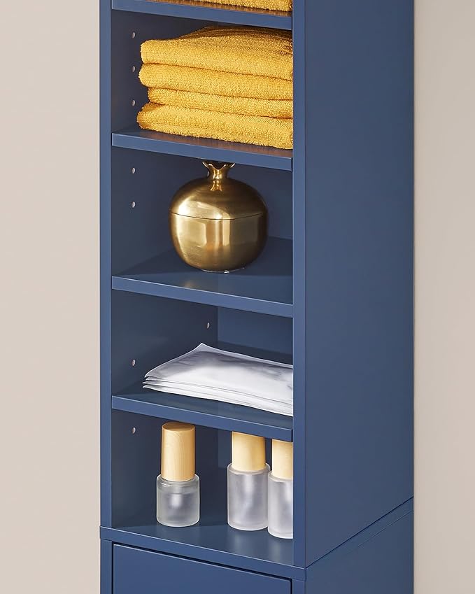 SoBuy Bathroom Narrow Storage Cabinet Skinny Tall Unit - Image 6