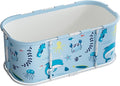 Portable Tub for Adults, Large Collapsible Foldable Bathtub 56in Length by ZTGD
