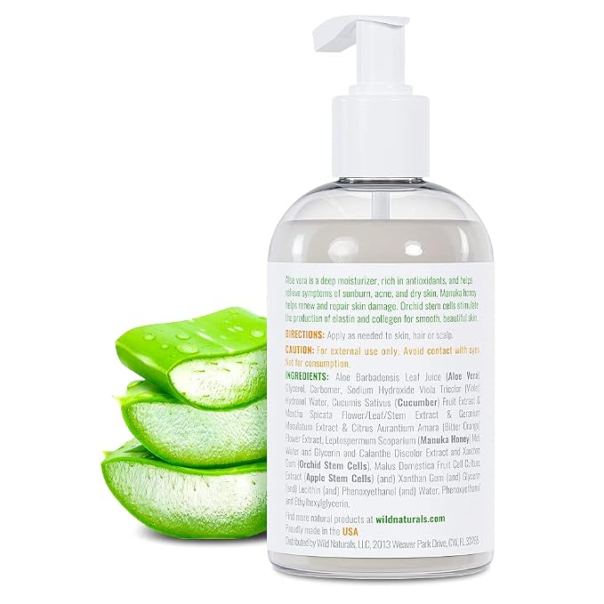 Wild Naturals 100% Pure Aloe Vera Gel - Image 9