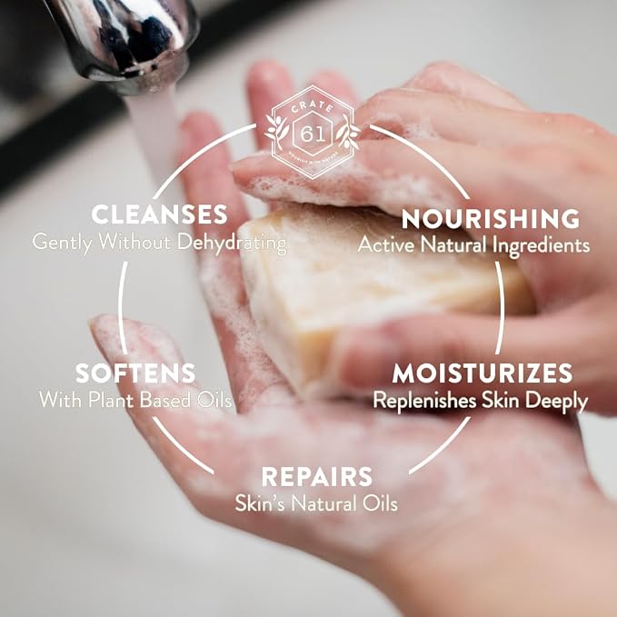 Crate 61 Organics, Handmade in Canada, Plant Based Cold Process Natural Bar Soap - Image 7
