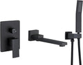 DASAN Swiveling Wall Mount Tub Filler Faucet Set by Dasan