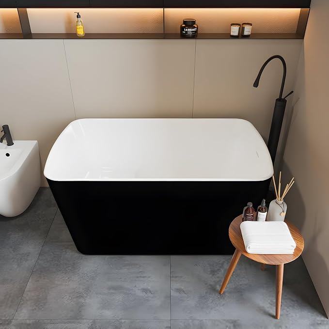 49" Acrylic Freestanding Bathtub - Image 4