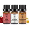 yethious Rose Jasmine Chamomile Essential Oil Set Organic 100% Pure by yethious