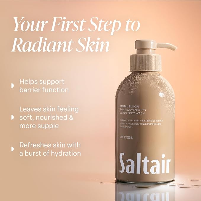 Saltair Body Wash, Santal Bloom 2-Pack. Moisturizing Body Cleanser - Image 2