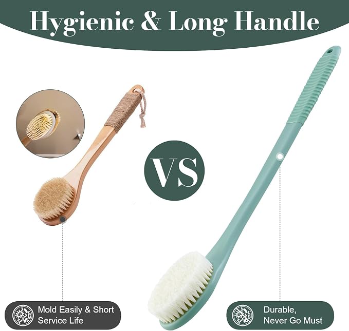 Back Scrubber for Shower, Shower Body Brush for Cleaning - Image 6