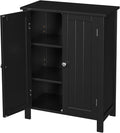 SUPER DEAL Modern Bathroom Floor Storage Cabinet by Superdeal