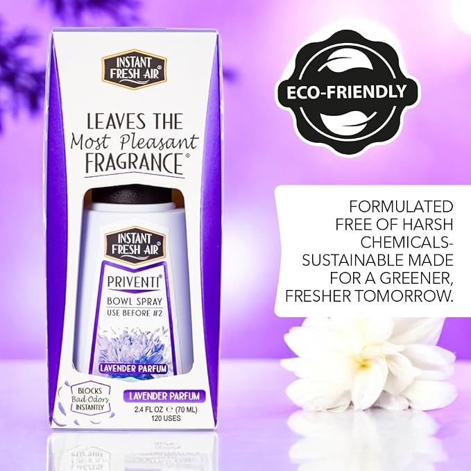 Signature PRIVENTI Toilet Spray, Lavender Parfum Bathroom Spray - Image 6