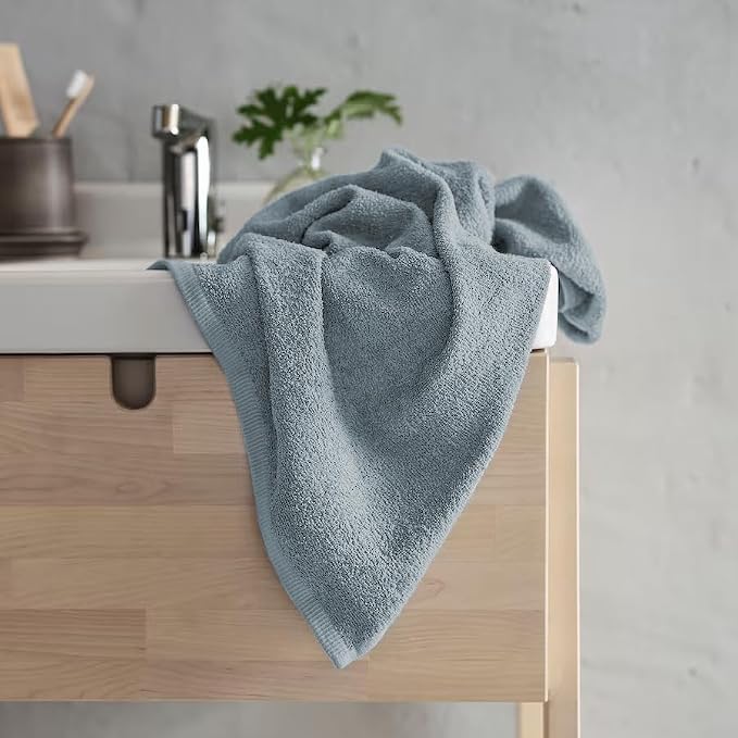Delara 100% Organic Cotton Towels 650 GSM Plush Feather Touch Quick Dry Bath - Image 2