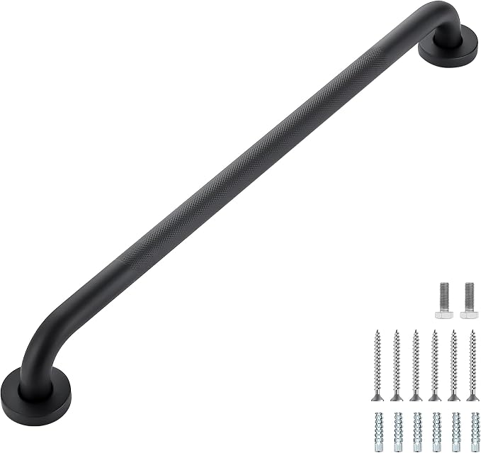 Grab Bars for Shower, 1 Pack 24-Inch Anti Slip Shower Handles for Elderly by RavinteHardware
