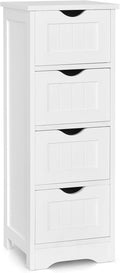Tangkula Floor Cabinet Wooden Storage Cabinet Home Office Living Room Bathroom by TANGKULA
