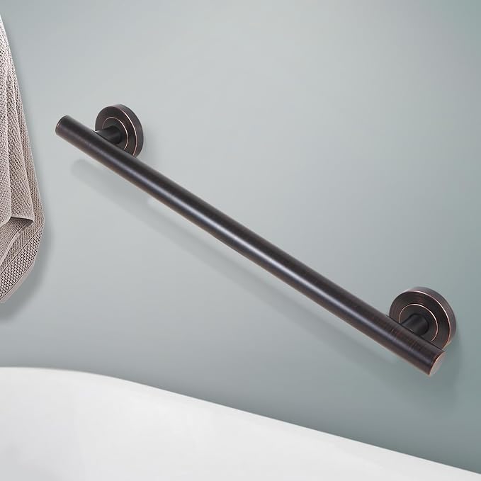 Lava Odoro Shower Grab Bar, Modern Set Stainless Steel Handicap Grab Bar - Image 5