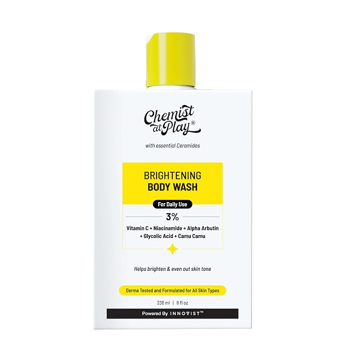 Chemist at Play Brightening Body Wash|Glowing Skin Vitamin C Bodywash | Helps by ChemistAtPlay