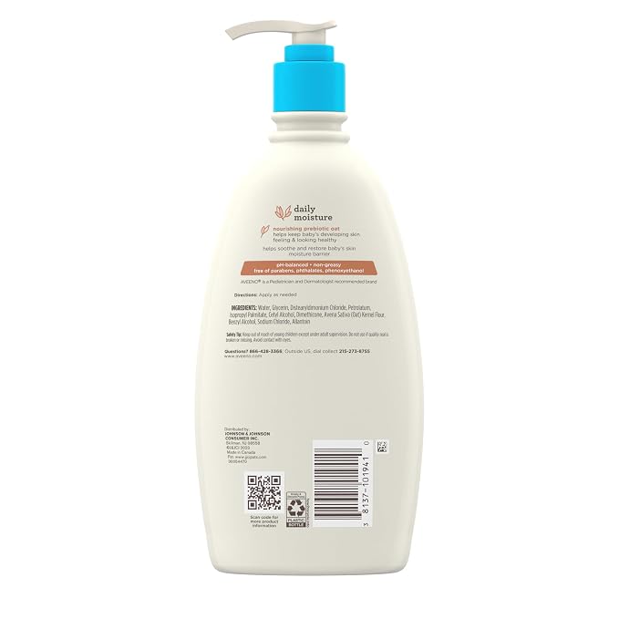 Aveeno Baby Daily Moisture Body Lotion - Image 7