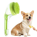 Pet Bath Brush 2 in 1 Dog Shampoo Brush by Unknown