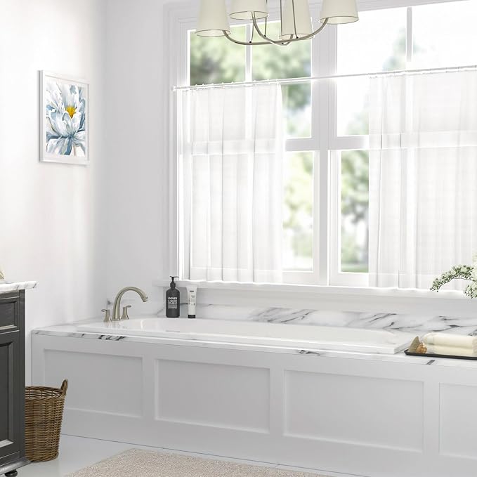 8 inch Widespread Roman Tub Faucet, Lava Odoro Brushed Nickel Tub Faucet - Image 2