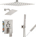 Aolemi Shower Faucet Set Ceiling Mount Shower System Rough-in Valve and Shower by Aolemi