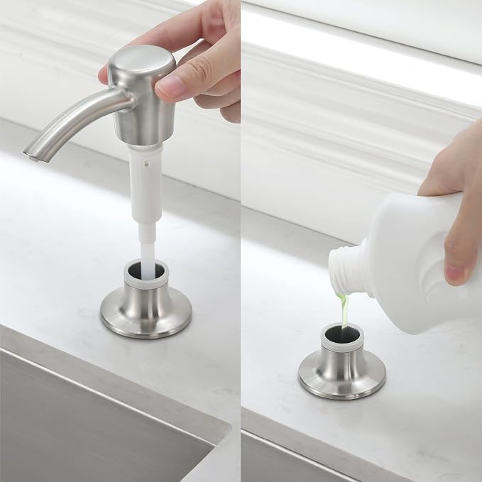 Soap Dispenser, Kitchen Sink Soap Dispenser, Build in Sink Soap Dispenser - Image 2