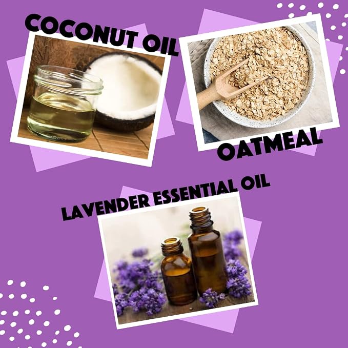 Natural Dog Shampoo with Pump, Calming Lavender, 1 Gallon - Image 6