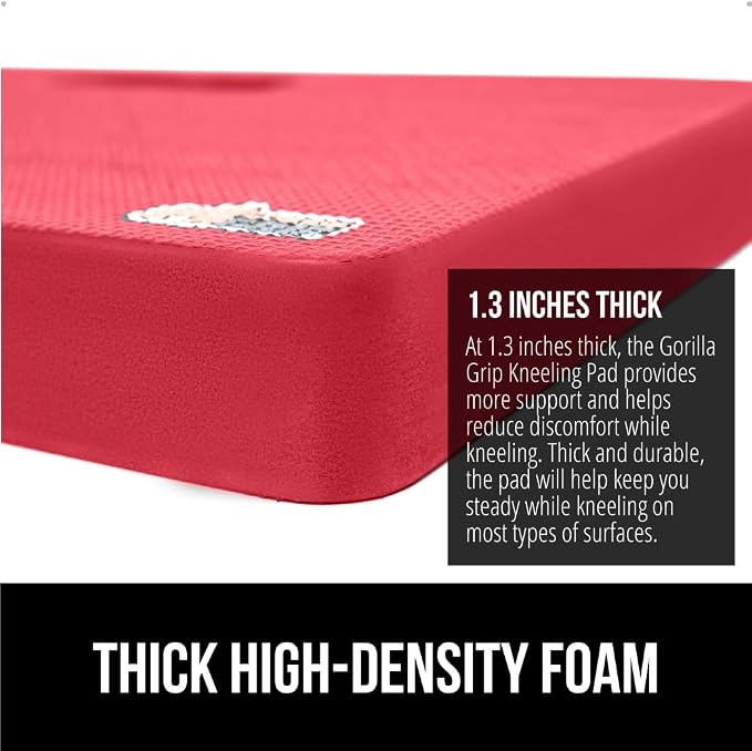 GORILLA GRIP Extra Thick Patent Pending Soft Foam Kneeling Pad, Supportive - Image 3