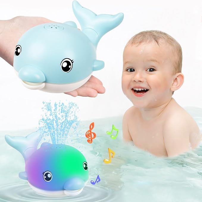 Baby Bath Toys, 2025 Upgraded Magnetic Charging Toddler Bath Toys by TOHIBEE