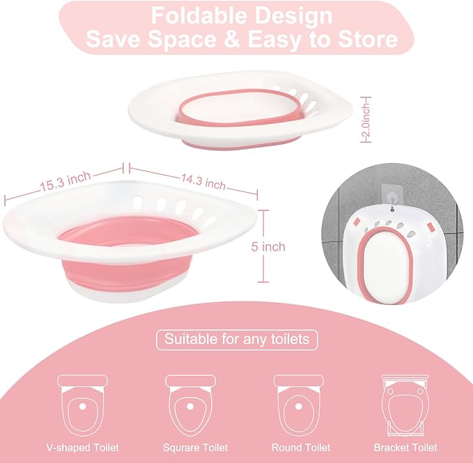 Electric Sitz Bath, Sitz Bath for Hemorrhoids, Sitz Bath for Toilet Seat - Image 5