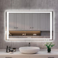 ISKM 48'' x 28' LED Mirror for Bathroom Lighted Vanity Mirror for Wall Front by ISKM-IStillKeepMovin