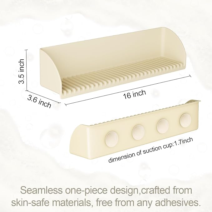 Roslim 2Pack Silicone Tub Water Splash Guard - Image 2