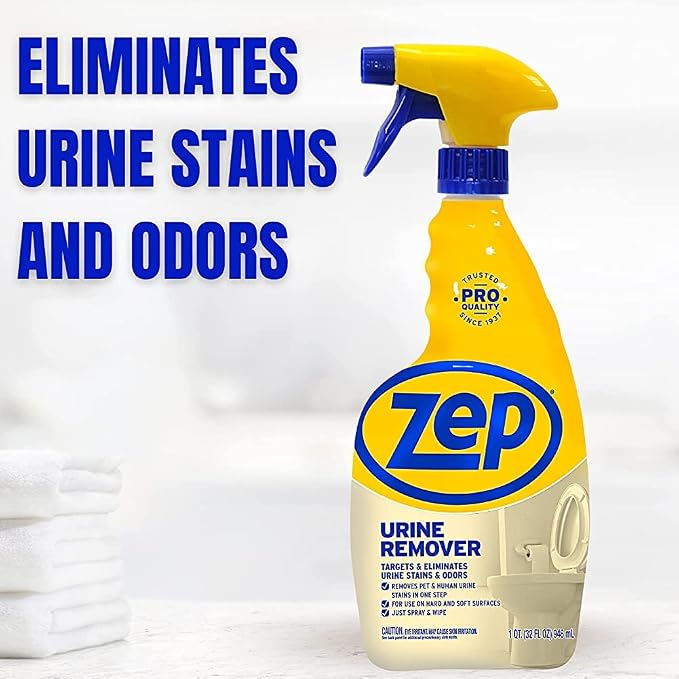 Zep Urine Remover - 32 oz - ZUURMV32- Targets and Eliminates Urine Odors and - Image 8