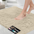 GORILLA GRIP Bath Rug Mat, Thick Soft Absorbent Chenille, Quick Dry Microfiber by GorillaGrip