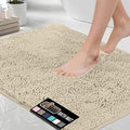GORILLA GRIP Bath Rug Mat 30x20, Thick Soft Absorbent Chenille, Quick Dry by GorillaGrip