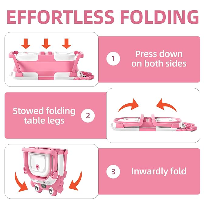 Collapsible Baby Bathtub for Newborns to Toddler - Image 6