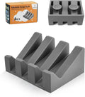 Silicone Soap Dish with Drain, Upgrade Double Suction Cups at The Bottom by AIXIAOYA