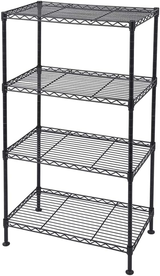 4 Tier Storage Racks Shelving, Heavy Steel Pantry Shelves, Adjustable Wire - Image 8