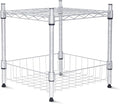 Whitmor 2 Tier Metal Storage Shelves, Heavy Duty Shelf by Whitmor