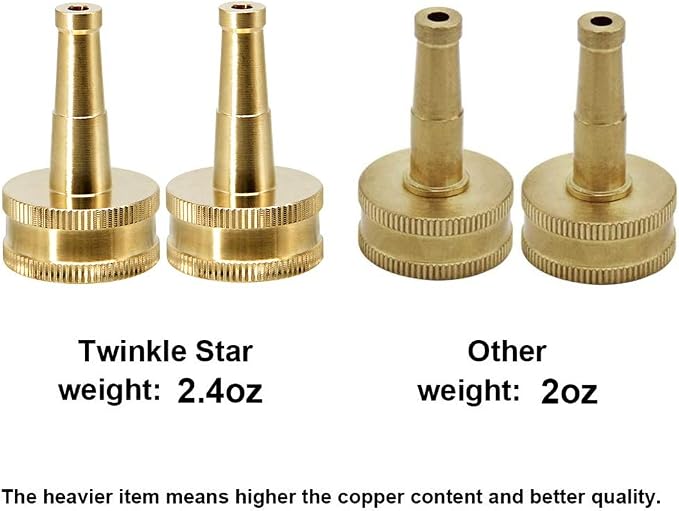 Twinkle Star Brass Jet Sweeper Jet Nozzle, 2 Pack - Image 4