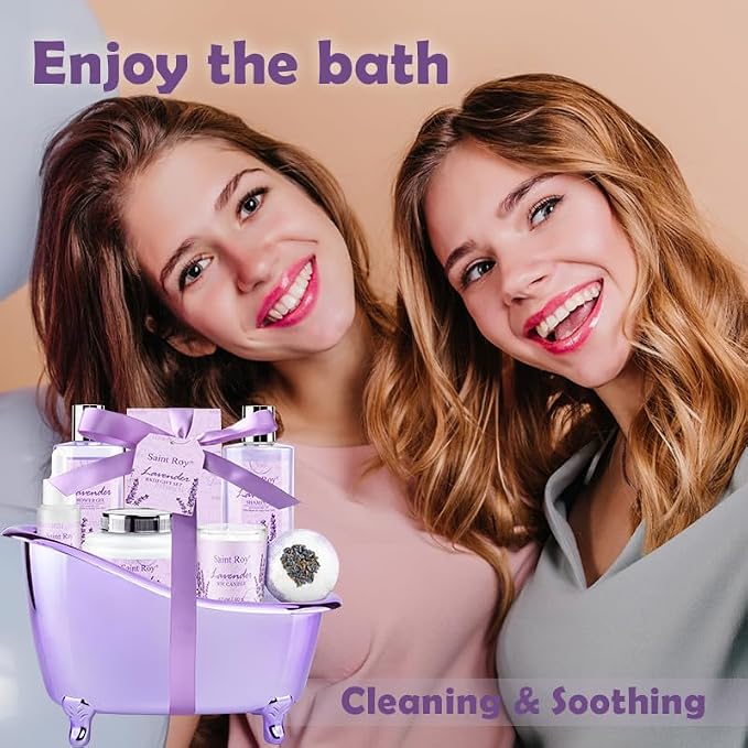 Lavender scented gifts for mom Spa Gift Baskets for Woman - Image 5
