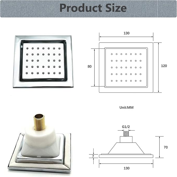 Polished Chrome Digital Display Shower System - Image 8