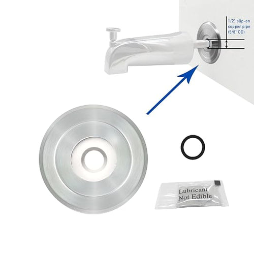 1/4" Spacer for Tub Spout, Flange Trim Ring for Bath Faucet, Eschutcheon Cover - Image 2