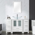 LUCKWIND 48" Bathroom Vanity Sink Combo, 24-inch Main Cabniet by LUCKWIND