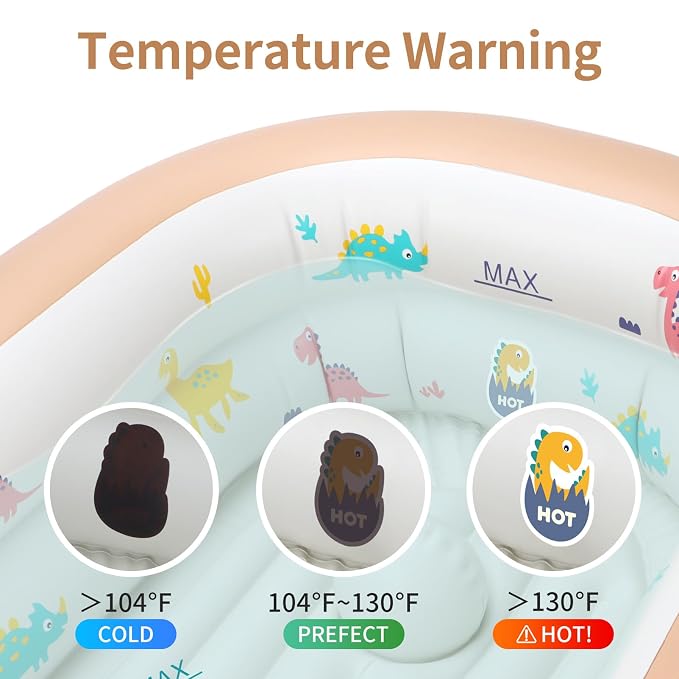 Swimbobo Inflatable Baby Bathtub – Soft, Portable Baby Bath - Image 5