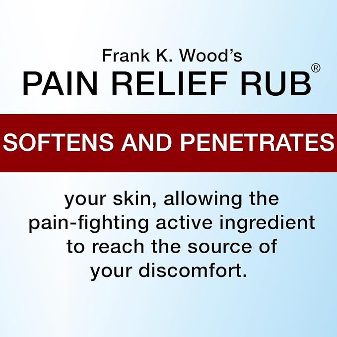 FRANK K. WOOD'S PAIN RELIEF RUB-2 oz - Image 3