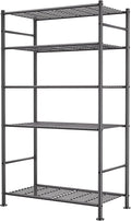 5 Tier Shelf Organizer Rack, Metal Shelving Unit by BolDuckDirect