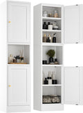 2-Door Metal Storage Cabinet, Tall Slim Pantry Organizer by MetalStorageCabient